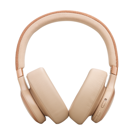 JBL Live 770NC - Sandstone - Wireless Over-Ear Headphones with True Adaptive Noise Cancelling - Back image number null